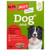 Jack's - 100% Complete Dry Food with Beef & Vegetables Adult Dog Food - 950g